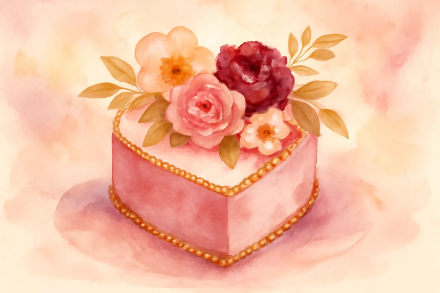 Bouquet de roses rouges et lettre d'amour pour un anniversaire