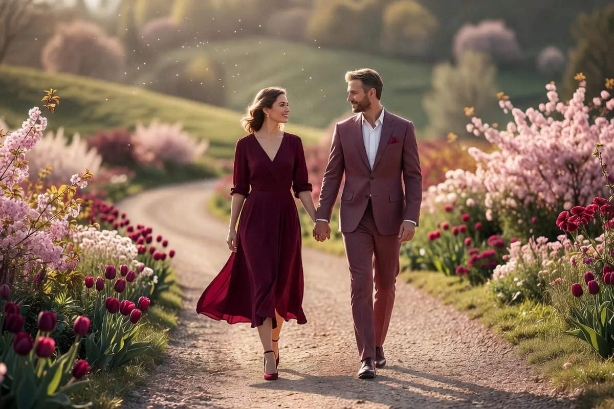 Couple trinquant au nouvel an avec des étincelles en arrière-plan