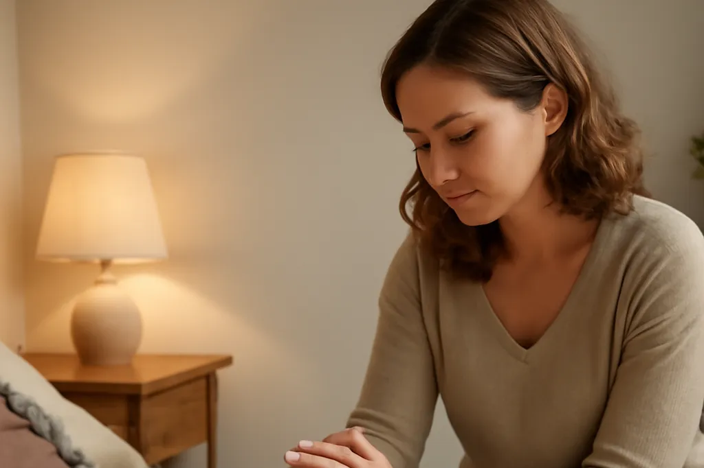 Femme tenant la main de son partenaire alité, geste de réconfort silencieux