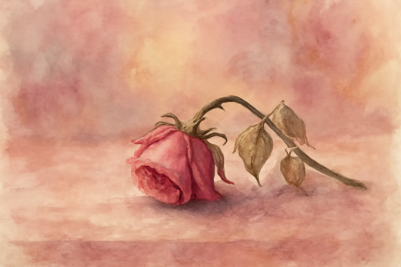 Personne seule regardant par la fenêtre avec un cœur brisé symbolique