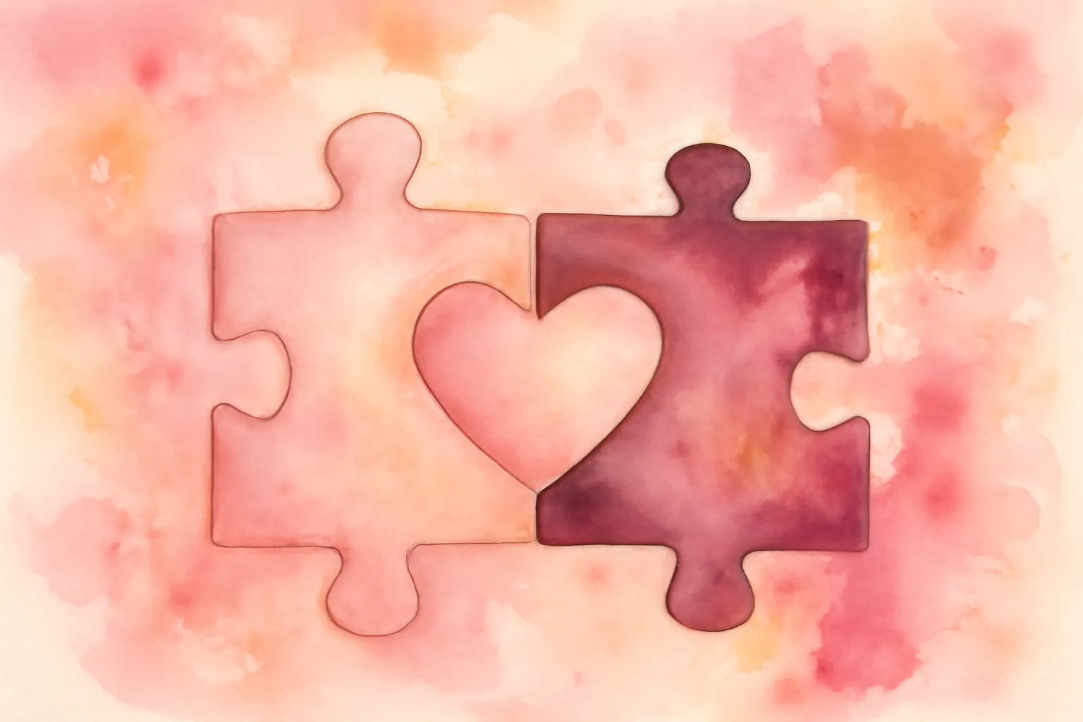 Couple harmonieux se regardant dans les yeux symbolisant la compatibilité