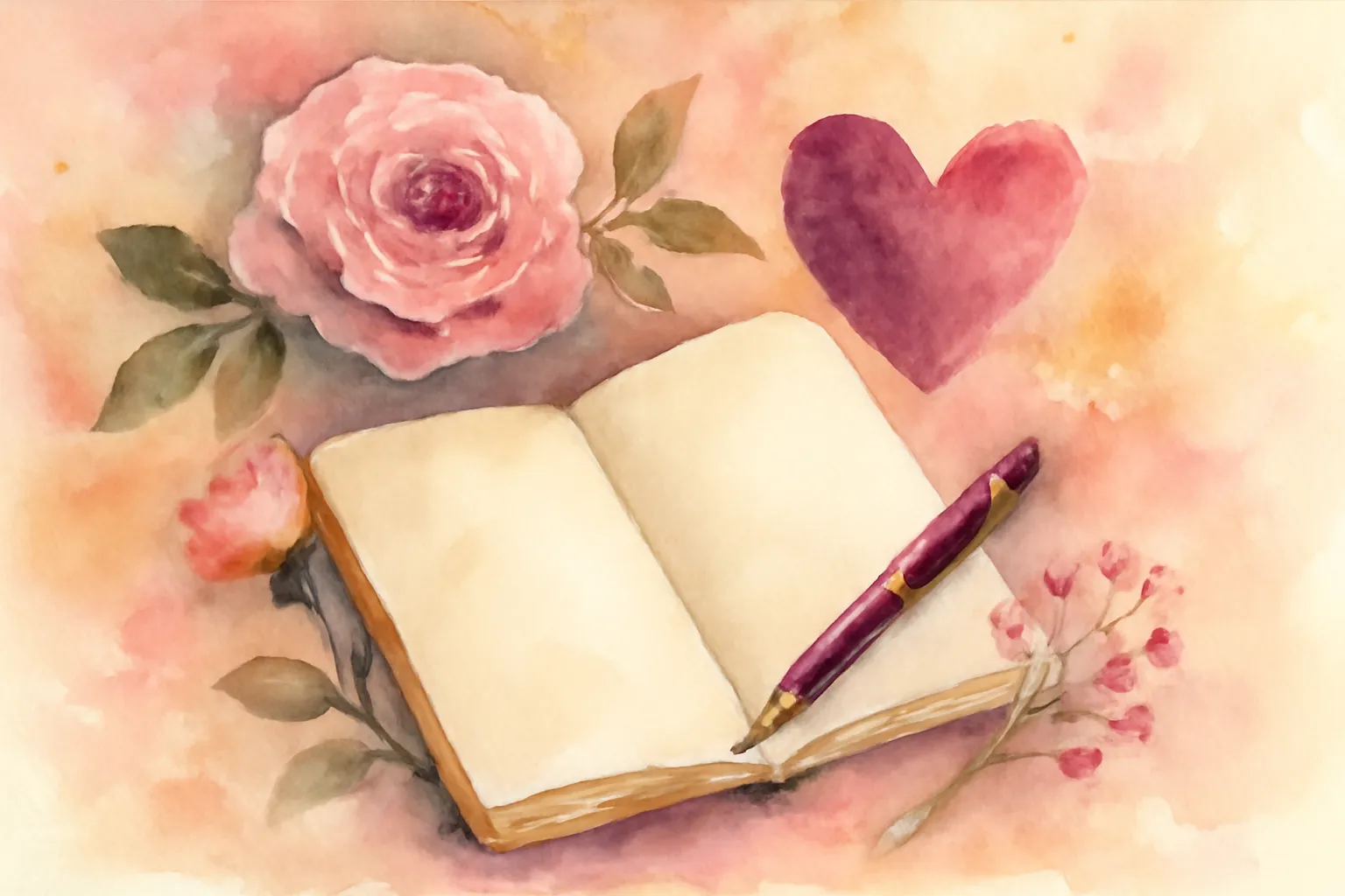 Personne écrivant un poème court d'amour à la main dans un carnet