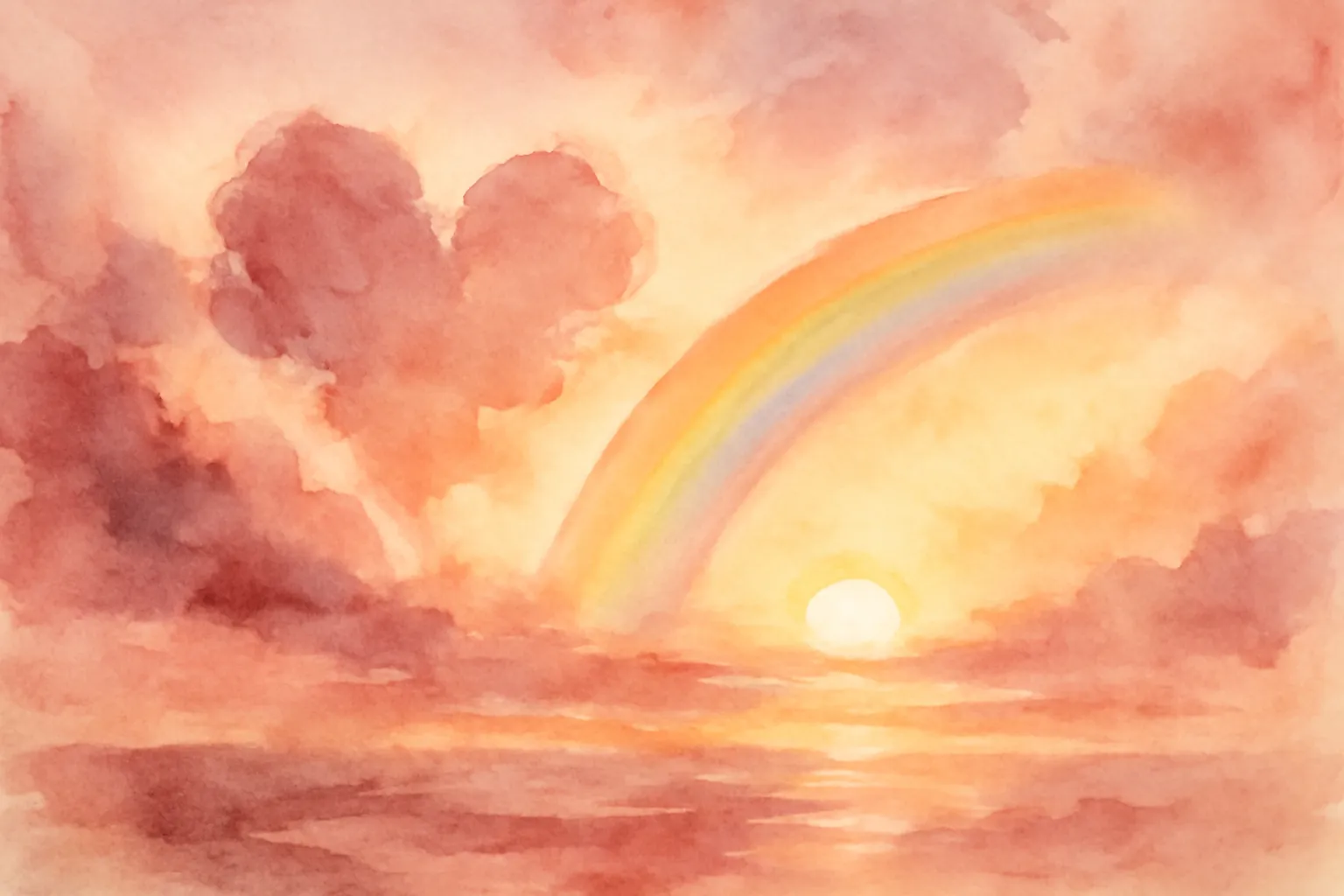 Lever de soleil symbolisant l'espoir après un chagrin d'amour