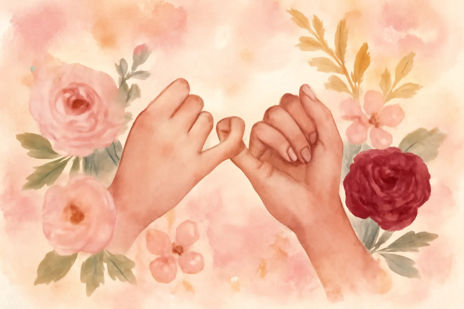 Amis se tenant par l'épaule au coucher du soleil