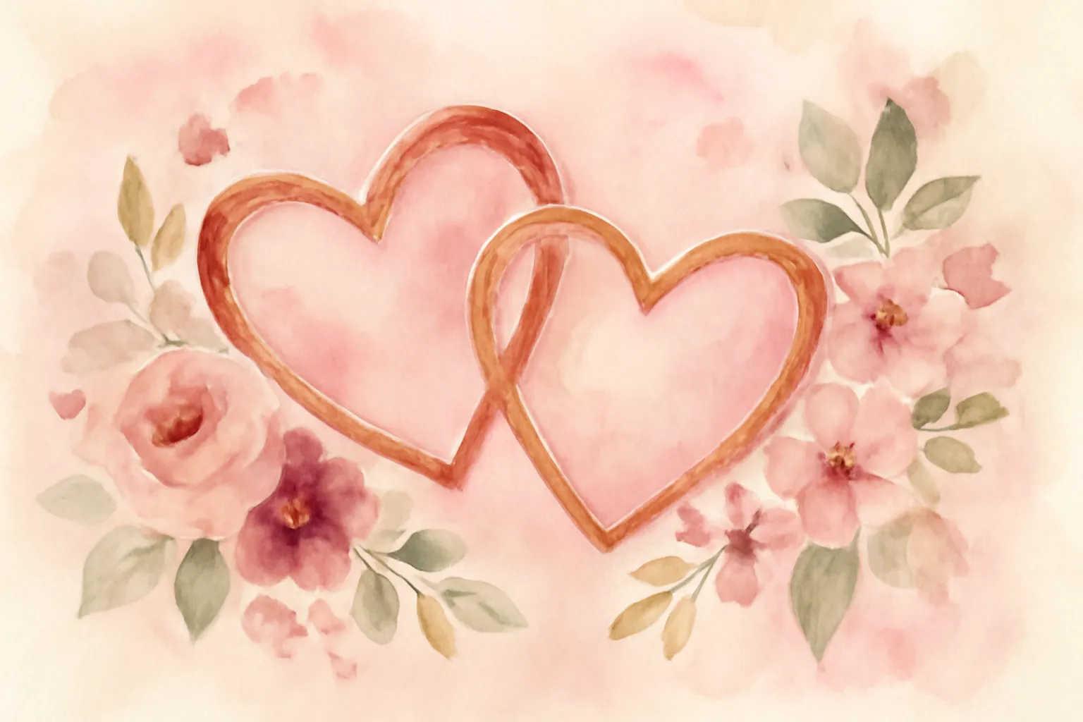 Cœur dessiné à la main avec les mots je t'aime écrits en lettres dorées