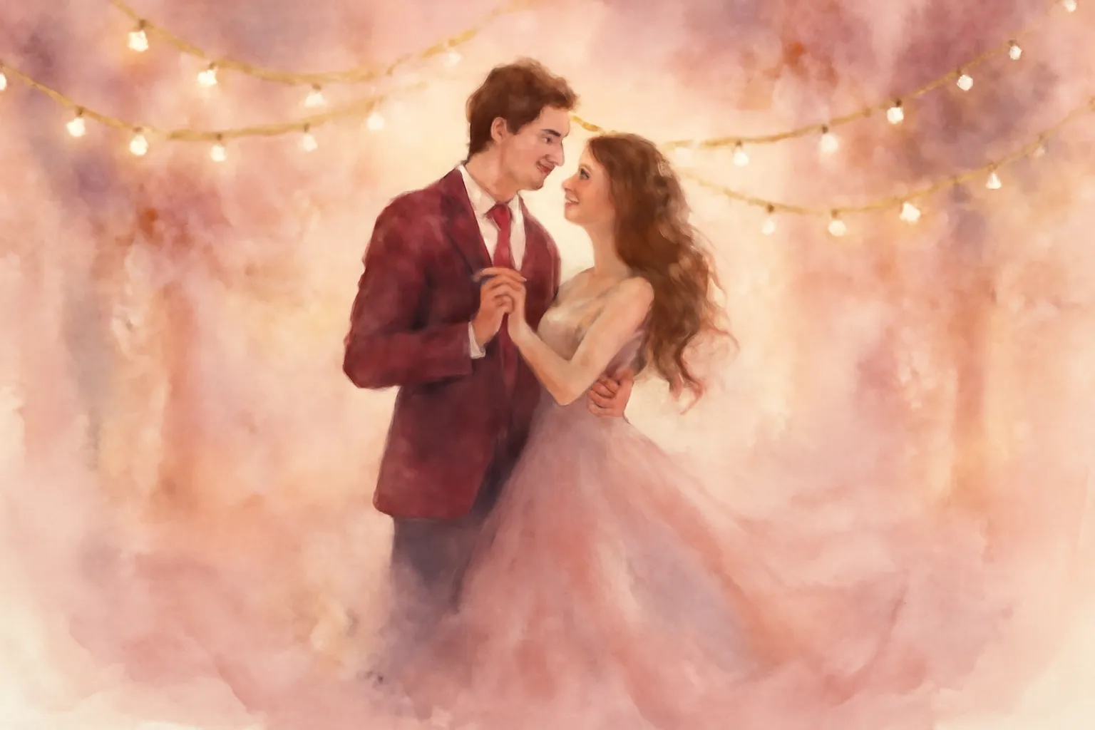 Lettre d'amour romantique posée sur des pétales de rose rouge