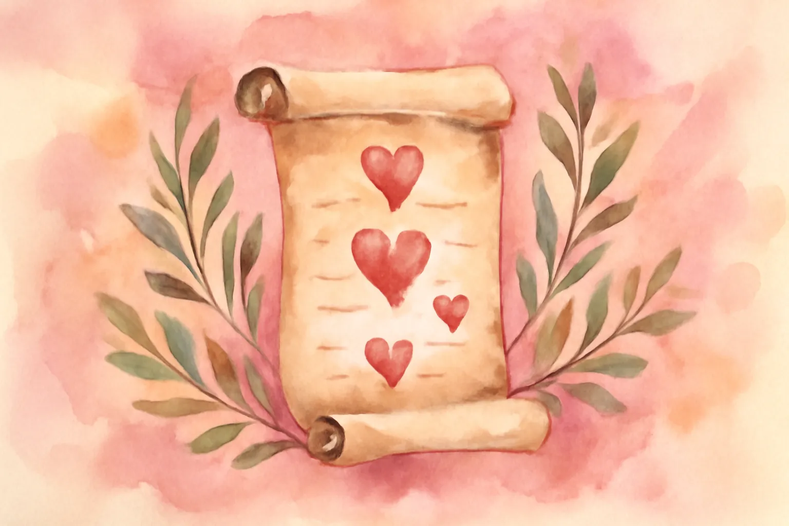 Livre ancien ouvert avec des proverbes d'amour et des fleurs séchées