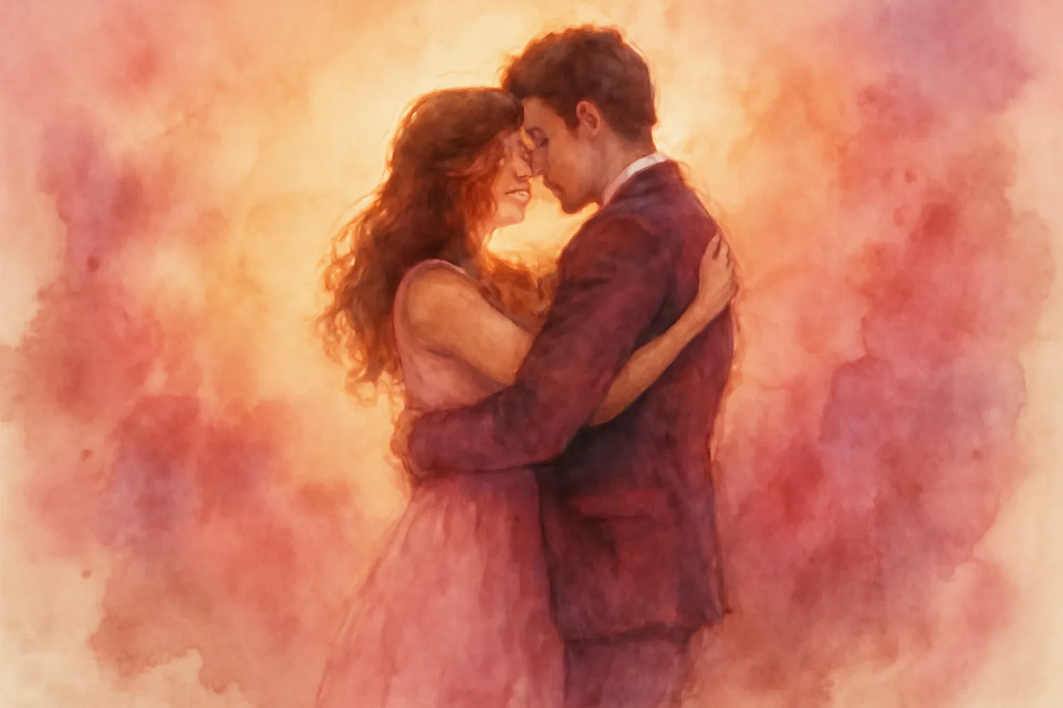 Couple réconcilié s'embrassant après des excuses sincères