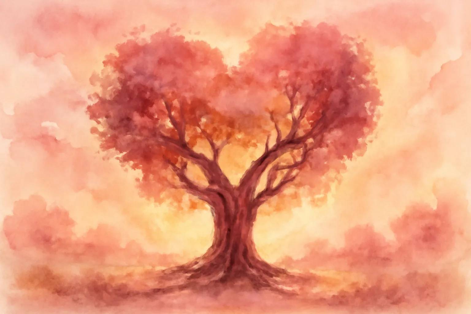 Paysage serein symbolisant la sagesse et la profondeur de l'amour vrai