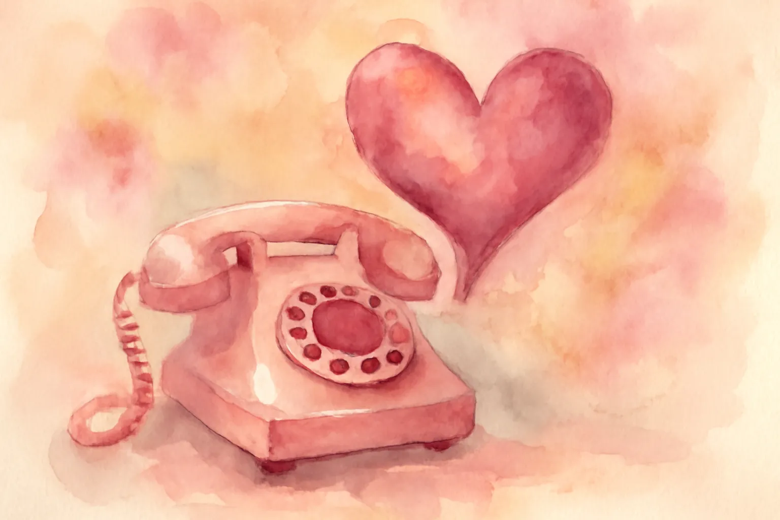 Téléphone affichant un SMS de Saint-Valentin avec des cœurs